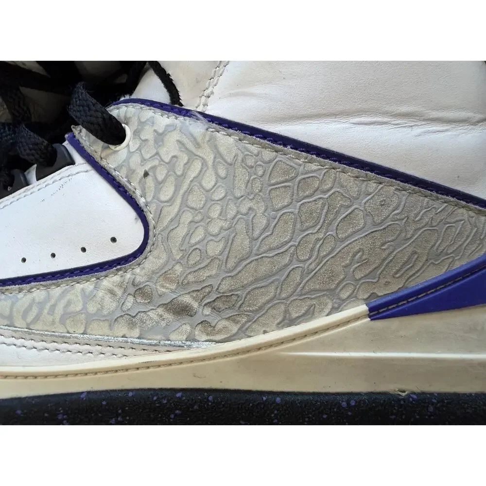 Nike Air Jordan 2 Retro Dark Concord 2013 Men’s Size 11 White Purple OG Vintage